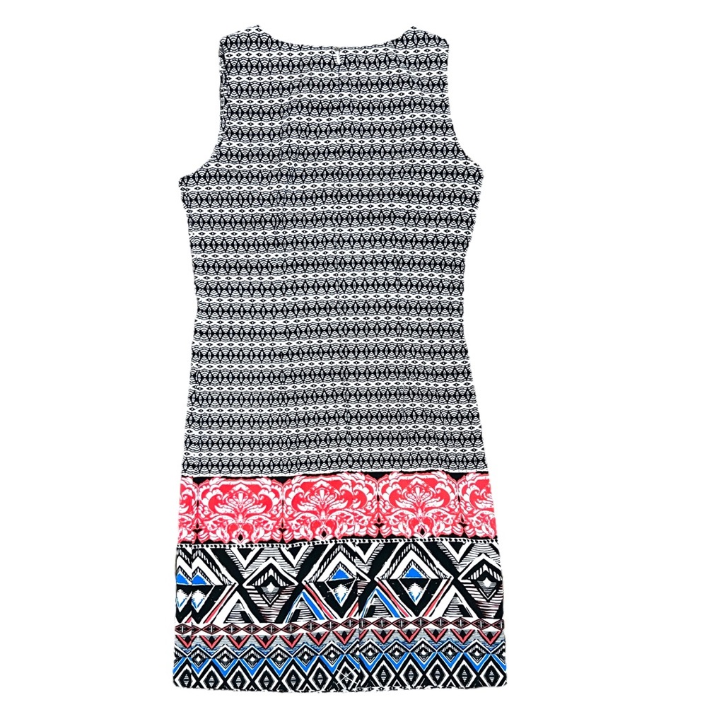 Mario Serrani Ladies Shift Dress Black And White Size 4 - Picture 2 of 9